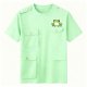Light Green Multi-Pocket Cargo T-Shirt with Cartoon Frog Print